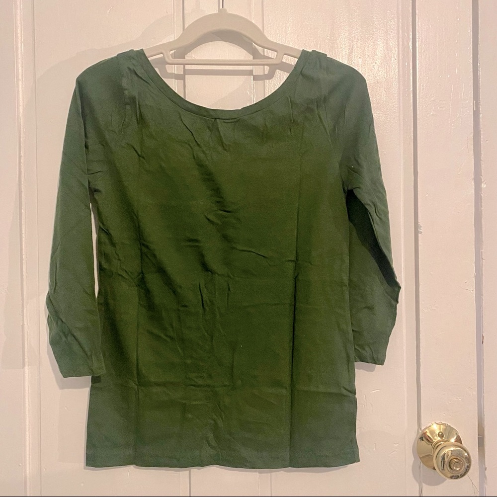 J. Crew boat neck 3/4 sleeve